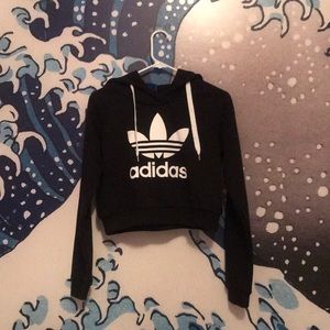 Adidas Crop Top Hoodie